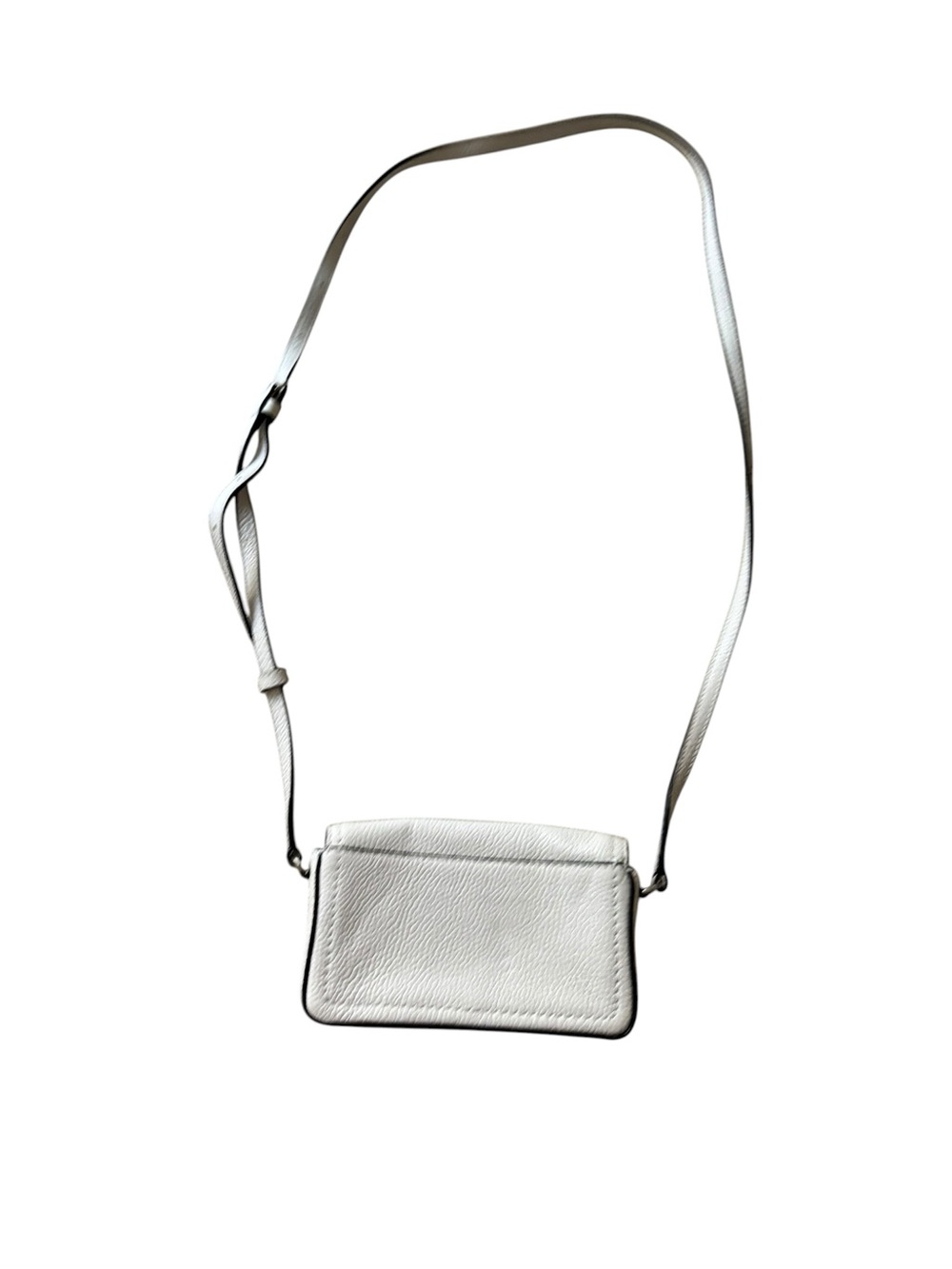 Marc Jacobs White Pebbled Leather Mini Crossbody - Picture 2 of 7